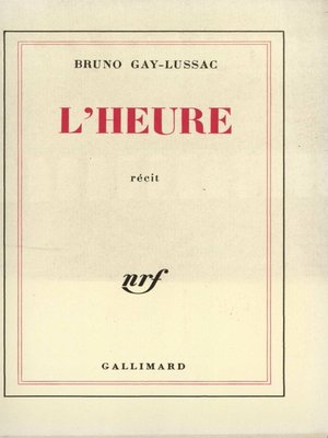 cover image of L'heure